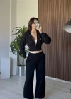 Siyah Korse Kesim Şardonlu Takım