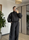 Siyah Oysh Model Eşofman Takımı