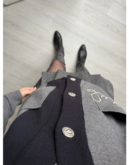 Taşlı Orijinal Marka Hırka