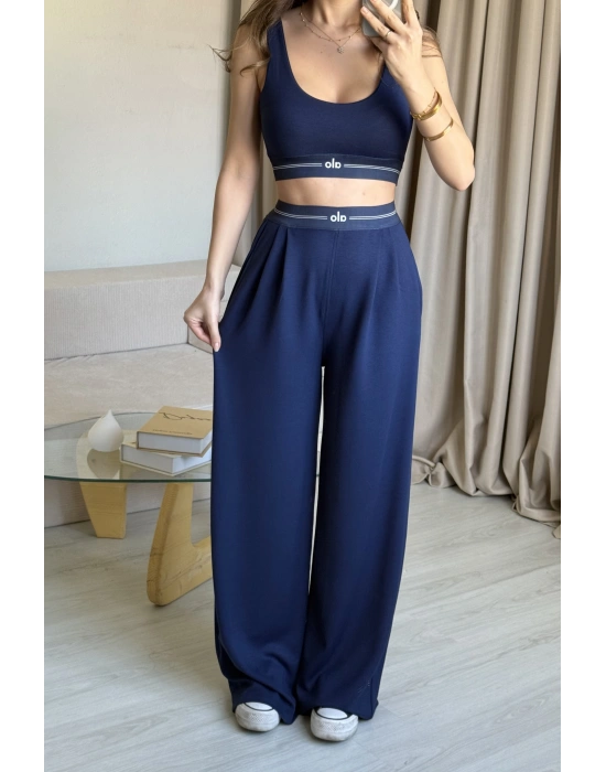 Lacivert Büstiyer Eşofman Takım