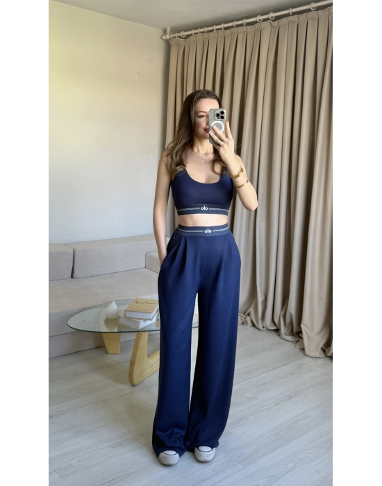 Lacivert Büstiyer Eşofman Takım