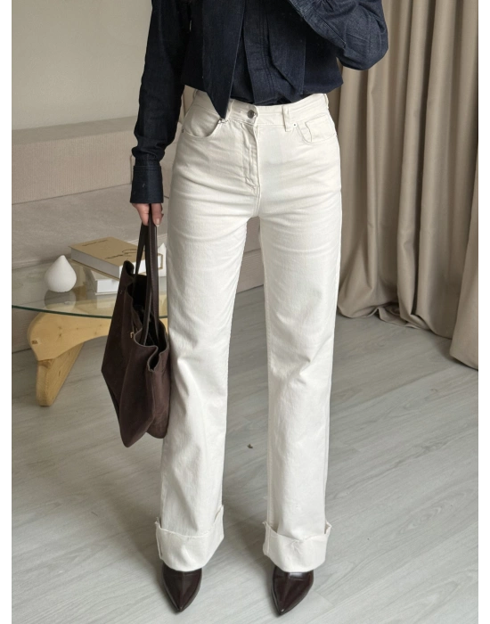 Kırık Beyaz Zr Model Jean