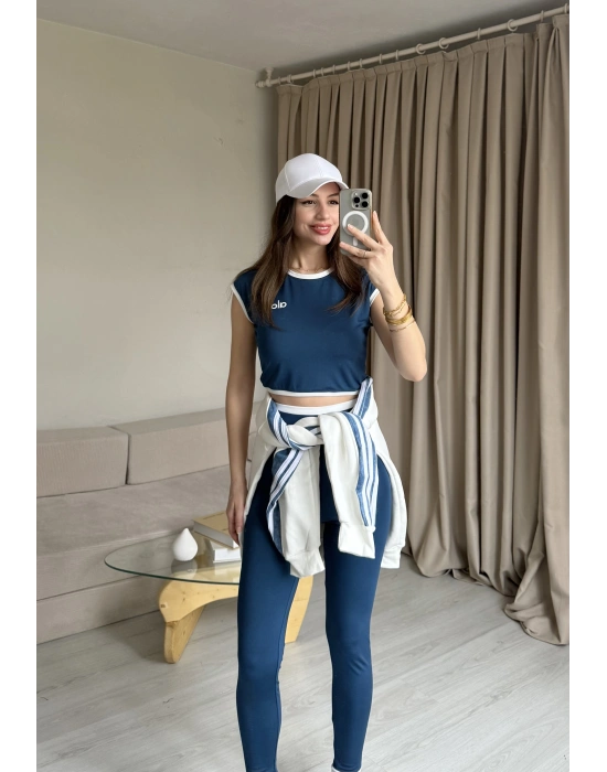 Lacivert Marka Tayt Takım