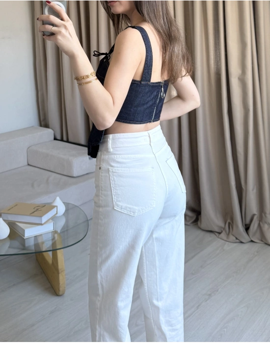 Denim Korse Büstiyer