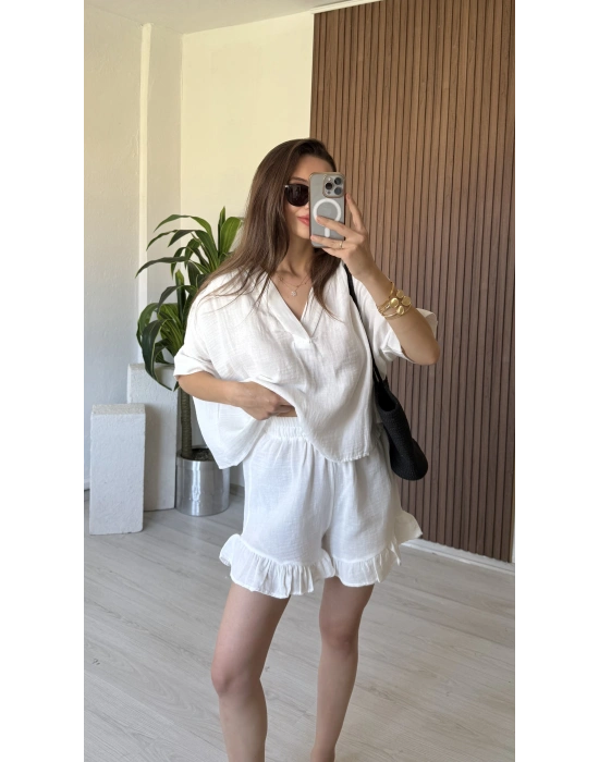Beyaz Müslin Takım