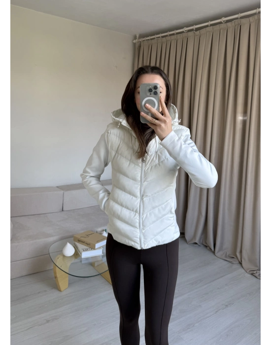 Beyaz Zr Muadil Ceket