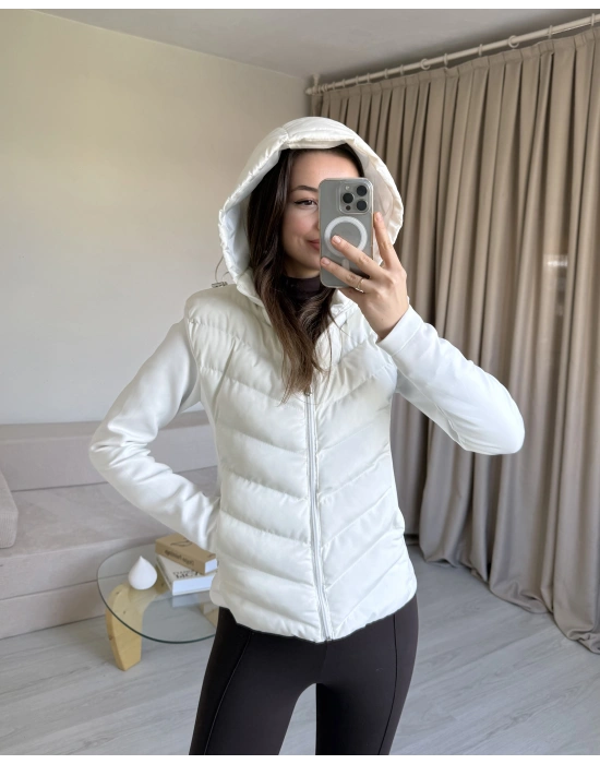 Beyaz Zr Muadil Ceket