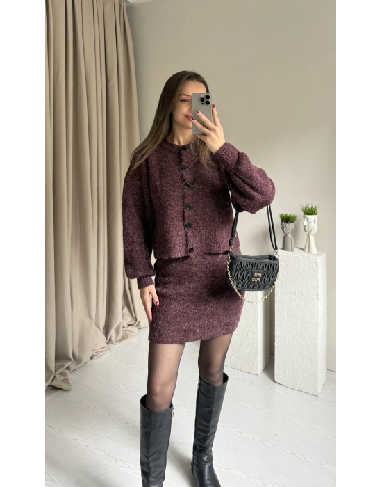 Bordo Premium Etekli Takım