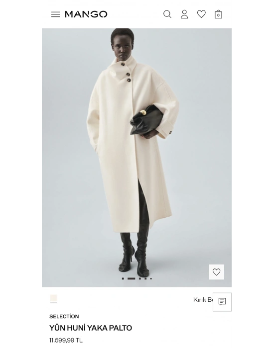 Ekru Dik Yaka Trend Kaban