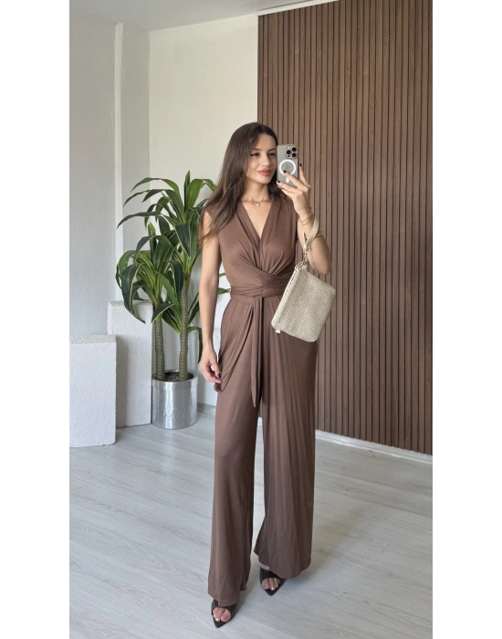 Kahve 2 Farklı Bağlama Tulum