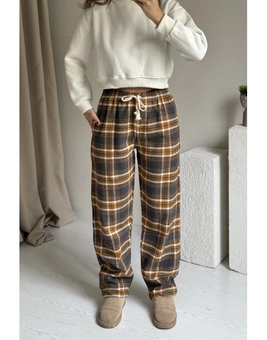 Kahve Kare Yaka Unısex Eşofman