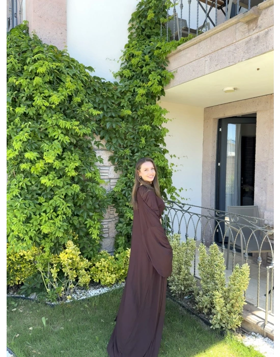 Kahve Üçlü Basic Eşofman Takım