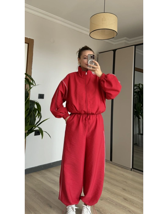 Kırmızı Oysh Model Eşofman Takımı