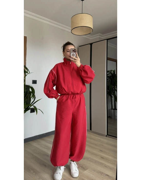 Kırmızı Oysh Model Eşofman Takımı