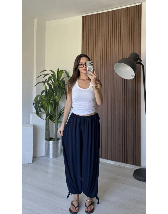 Lacivert Her Bedene Uyan Pantolon