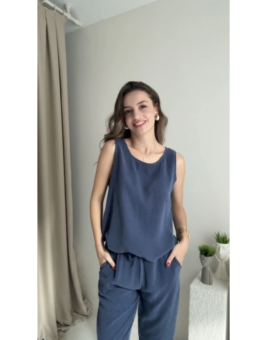 Lacivert Massi Marka Tensel Takım