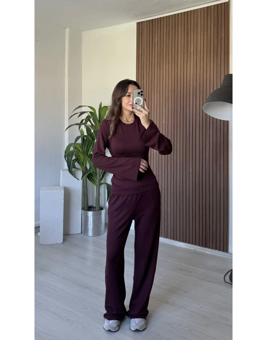 Mürdüm Beli İpli Eşofman Takım