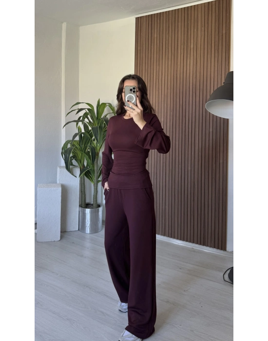 Mürdüm Beli İpli Eşofman Takım