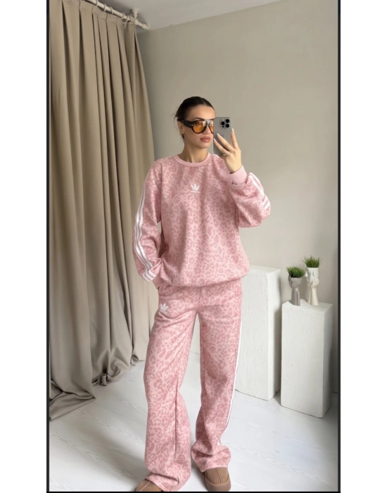 Pembe Leopar Eşofman Takımı