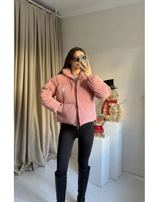 Pembe Marka Şişme Mont