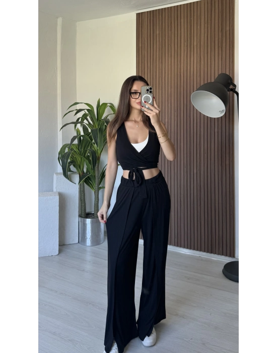 Siyah 3 Farklı Bağlama Takım