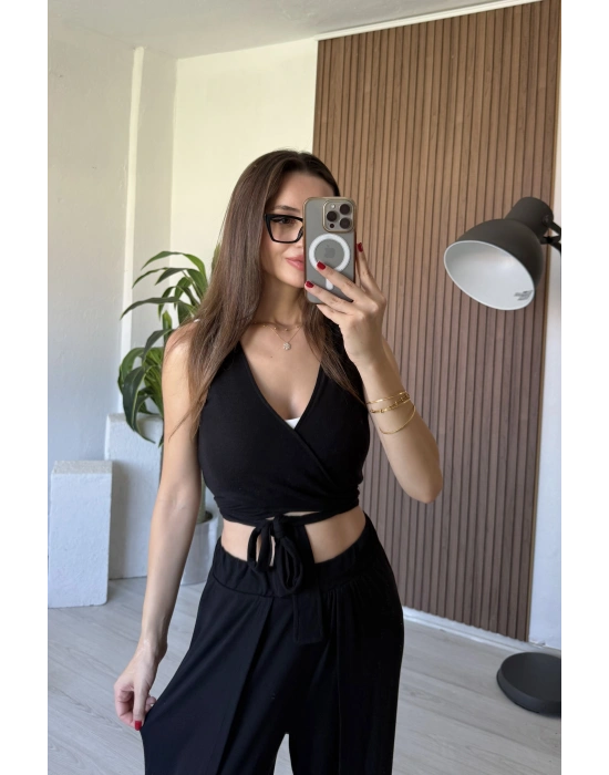 Siyah 3 Farklı Bağlama Takım