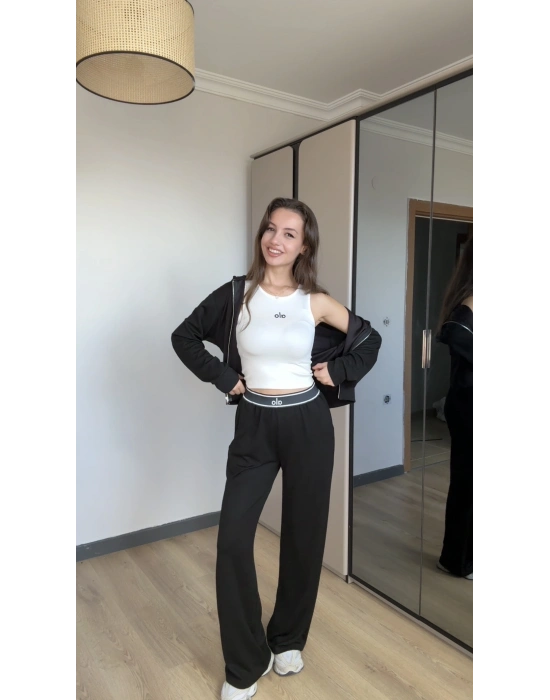 Siyah Alo Üçlü Takım