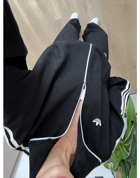 Siyah Denim Ceket Pantolon Takım