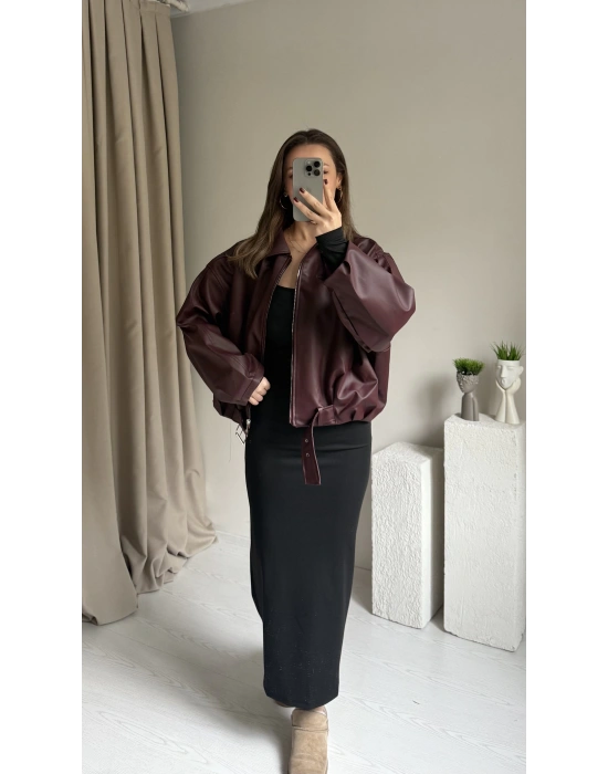 Siyah Maxi Boy Fitilli Elbise