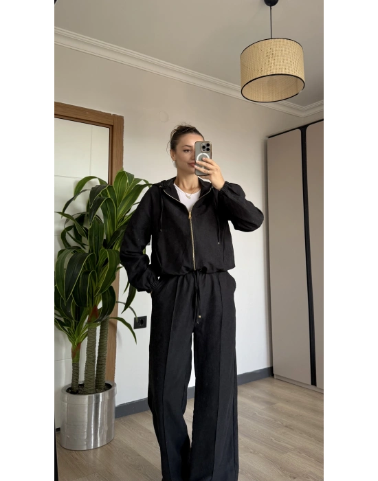 Siyah Zr Muadil Ceket Takım