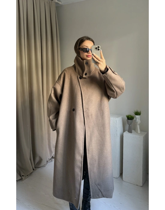 Vizon Dik Yaka Trend Kaban