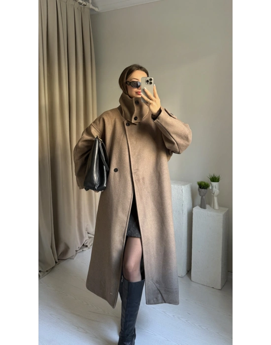 Vizon Dik Yaka Trend Kaban