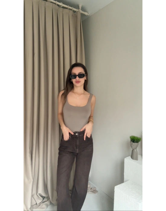 Vizon Kare Yaka Bodysuit