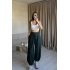 Zümrüt Yeşil Relax Şalvar Kesim Pantolon