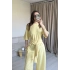 Sarı Bel Kuşaklı Modal Takım