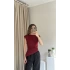 Bordo Vatkalı Bluz