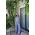 Gri Üçlü Basic Eşofman Takım