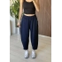 Lacivert Modal Relax Pantolon