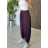 Mürdüm Relax Şalvar Kesim Pantolon