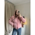 Pembe Marka Puffer Mont