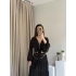 Siyah Bohem Bağlama Bluz