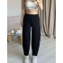 Siyah Crep Balon Pantolon