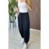 Siyah Relax Şalvar Kesim Pantolon