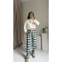 Yeşil Kare Yaka Unısex Eşofman