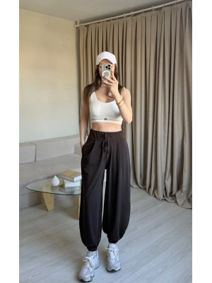 Acı Kahve Relax Şalvar Kesim Pantolon
