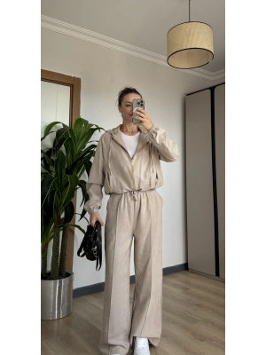 Bej Zr Muadil Ceket Takım
