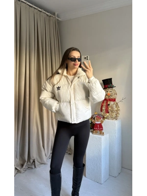 Beyaz Marka Şişme Mont