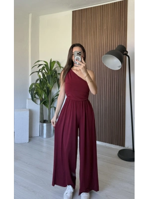 Bordo Tek Omuz Sandy Tulum