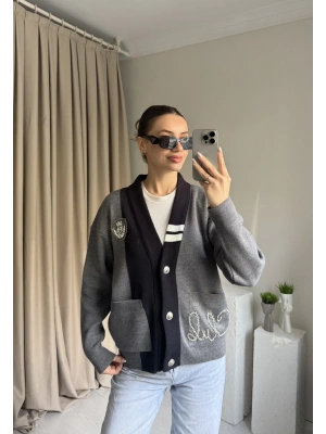 Bymn Taş İşlemeli Hırka