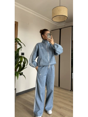 Denim Ceket Pantolon Takım